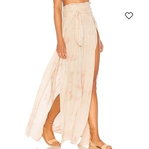 Grace Wrap Skirt  Blue Life